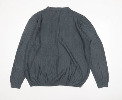 Mens UK Size XL Easy Grey Pullover Jumper
