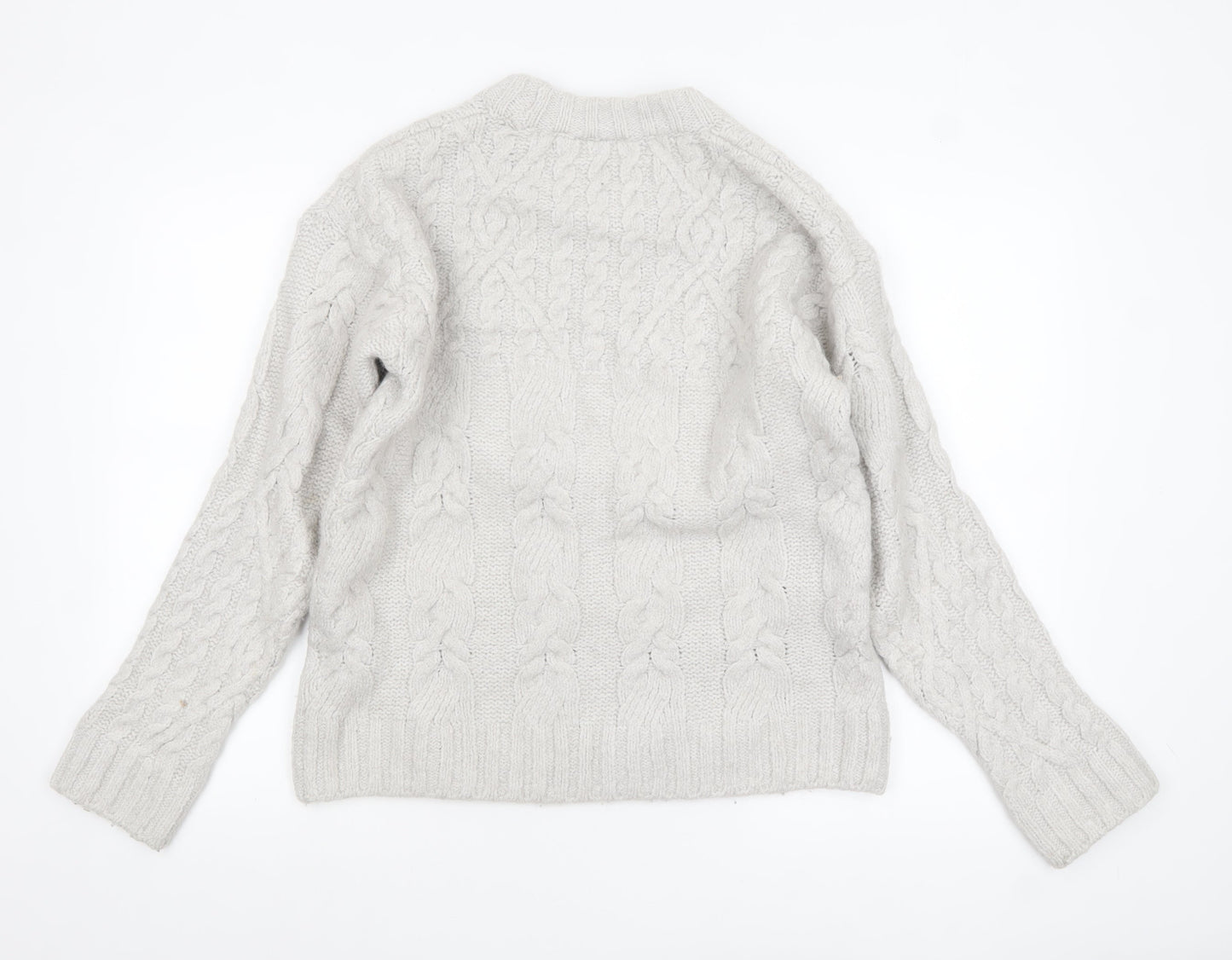 Womens UK Size XS Weekday Ivory Pullover Jumper