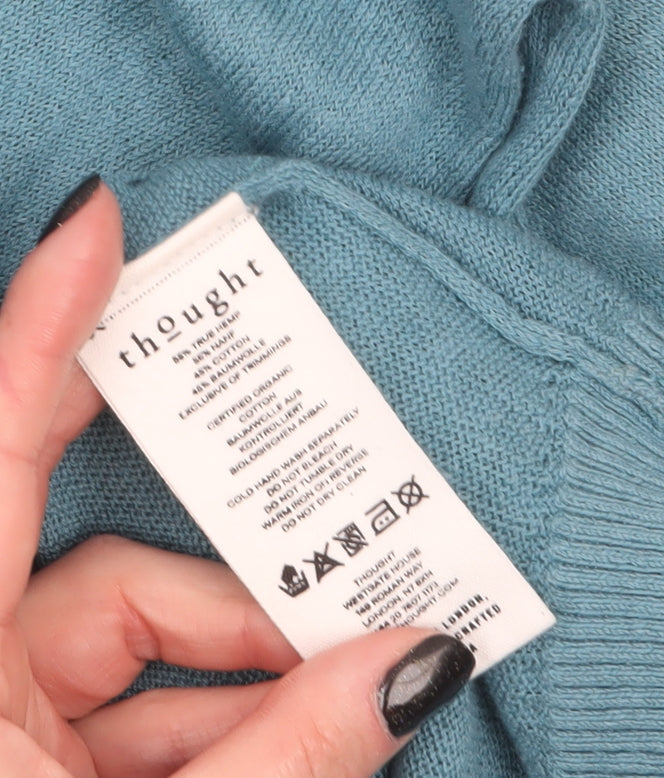 Womens UK Size 18 Thought Blue Pullover Jumper