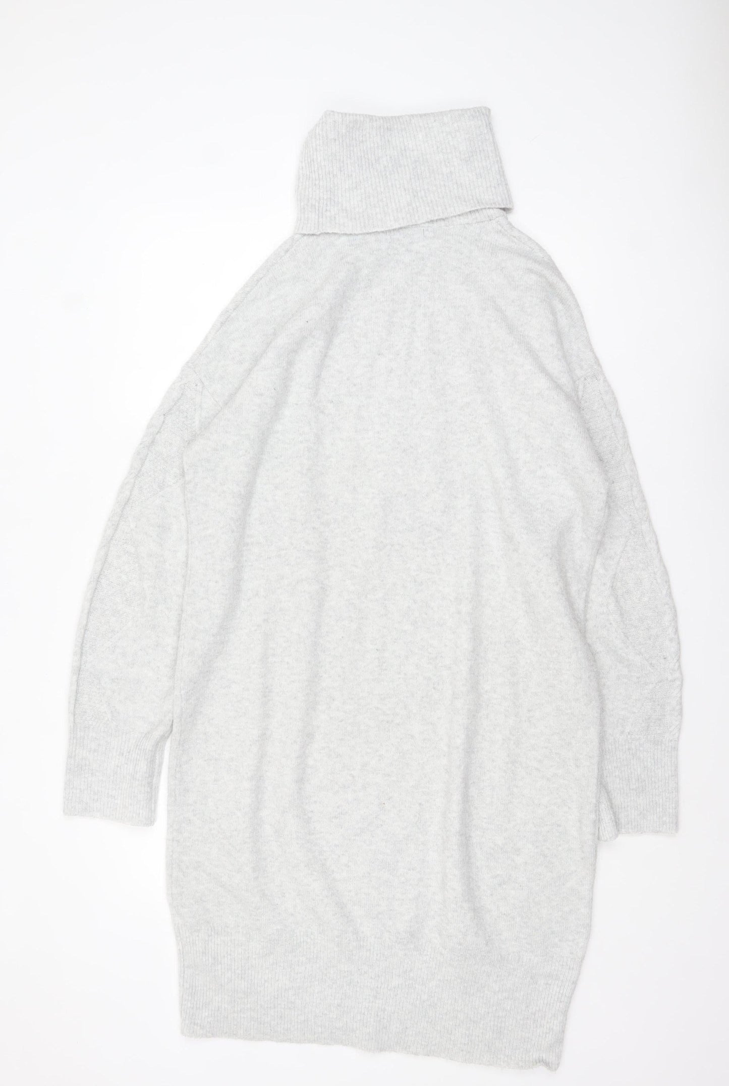 Womens UK Size M F&F Grey Pullover Jumper