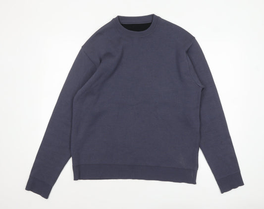 Mens UK Size M United Tokyo Blue Pullover Jumper