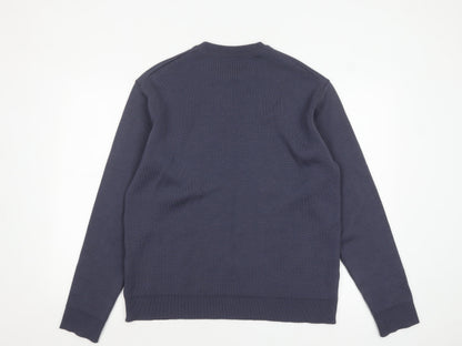 Mens UK Size M United Tokyo Blue Pullover Jumper