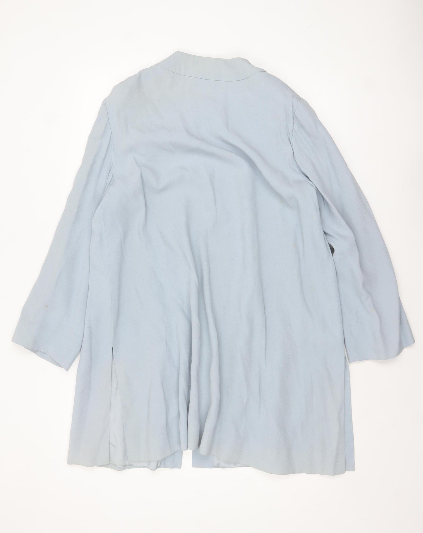 Womens UK Size 12 Jaeger Blue Overcoat