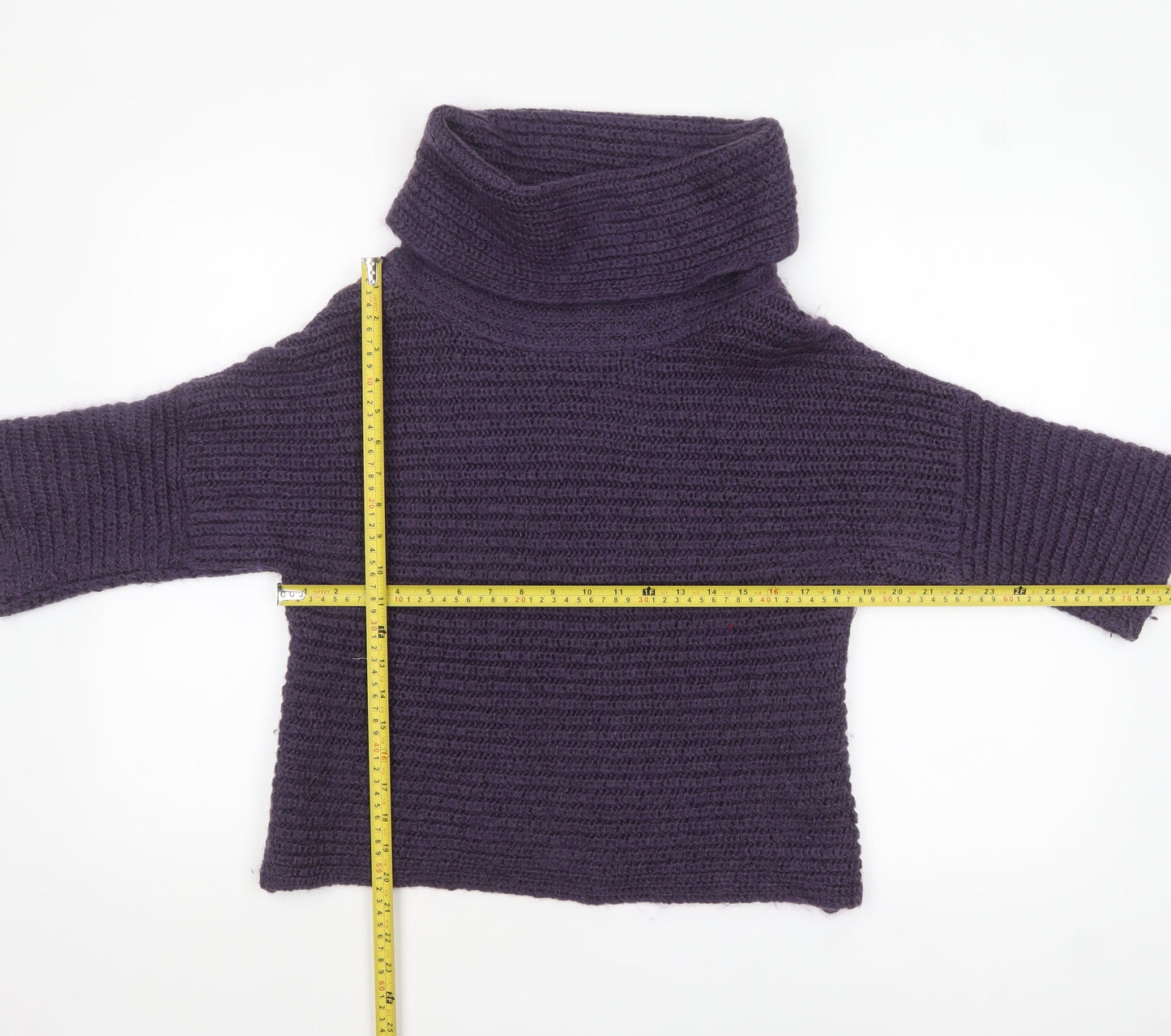 Womens UK Size 12 Marks and Spencer Purple Pullover Jumper