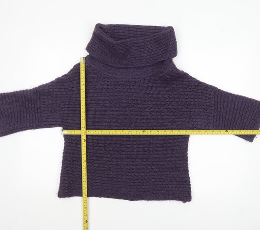 Womens UK Size 12 Marks and Spencer Purple Pullover Jumper