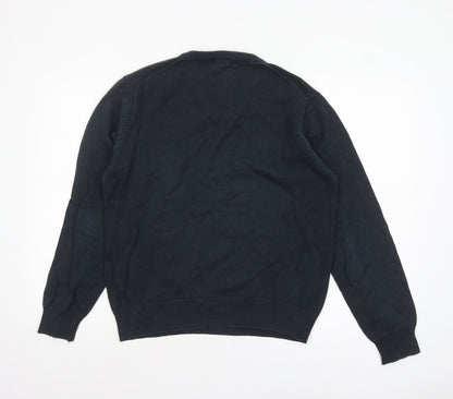 Mens UK Size S GANT Black Pullover Jumper