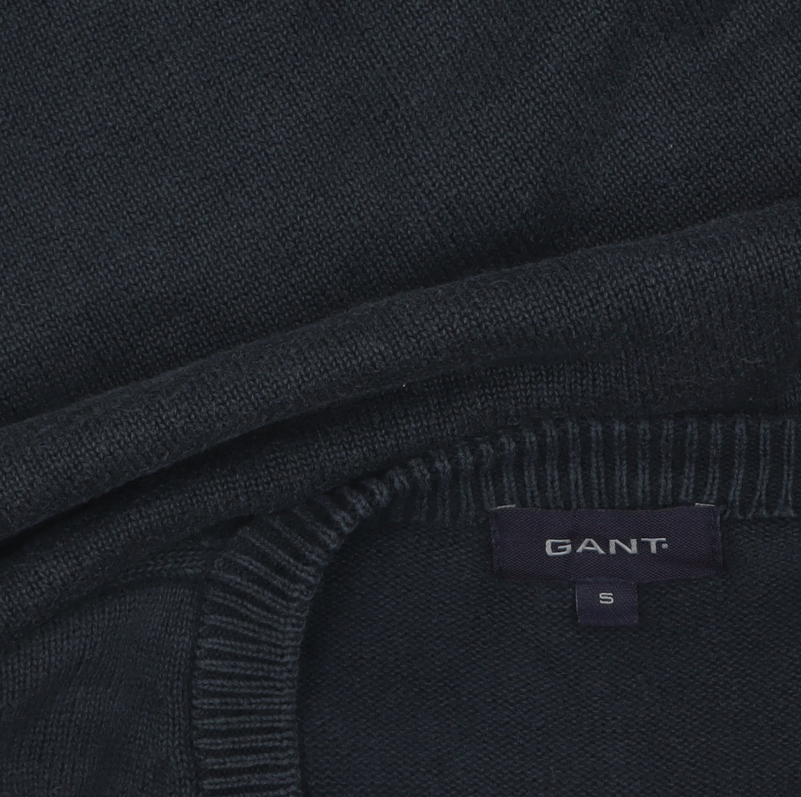 Mens UK Size S GANT Black Pullover Jumper