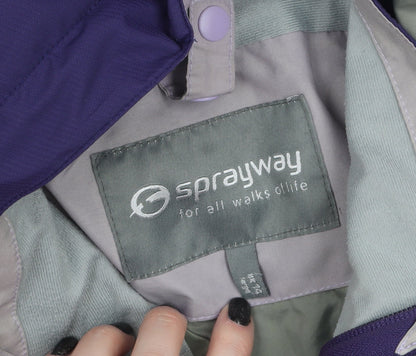 Womens UK Size 14 Sprayway Purple 3-in-1 Jacket