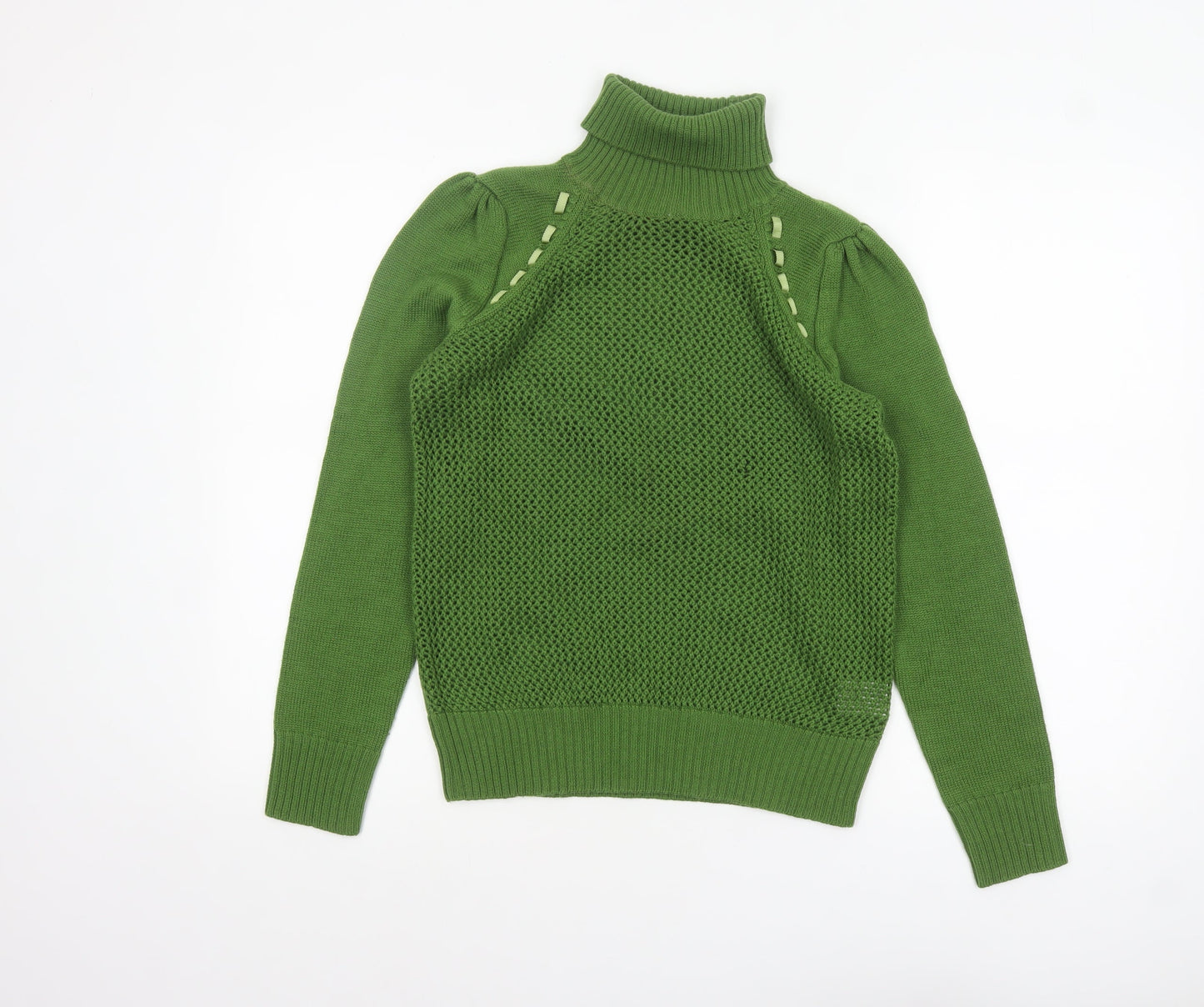 Womens UK Size 12 Baby Jane Cacharel Green Pullover Jumper