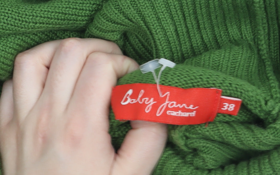 Womens UK Size 12 Baby Jane Cacharel Green Pullover Jumper