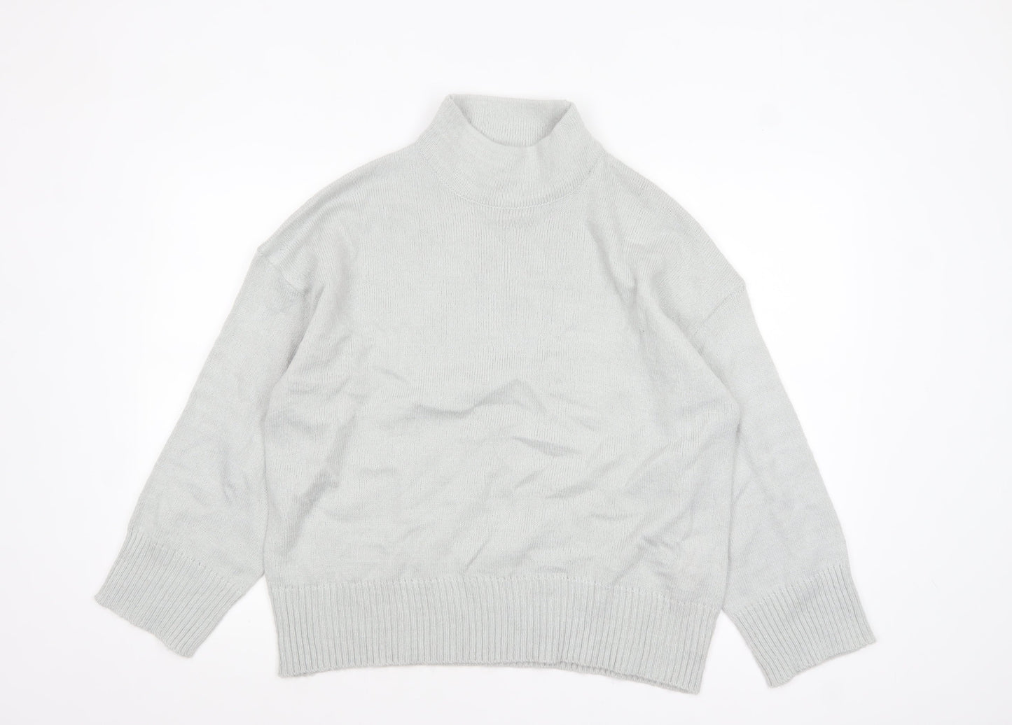 Womens UK Size 6 Missguided Grey Pullover Jumper