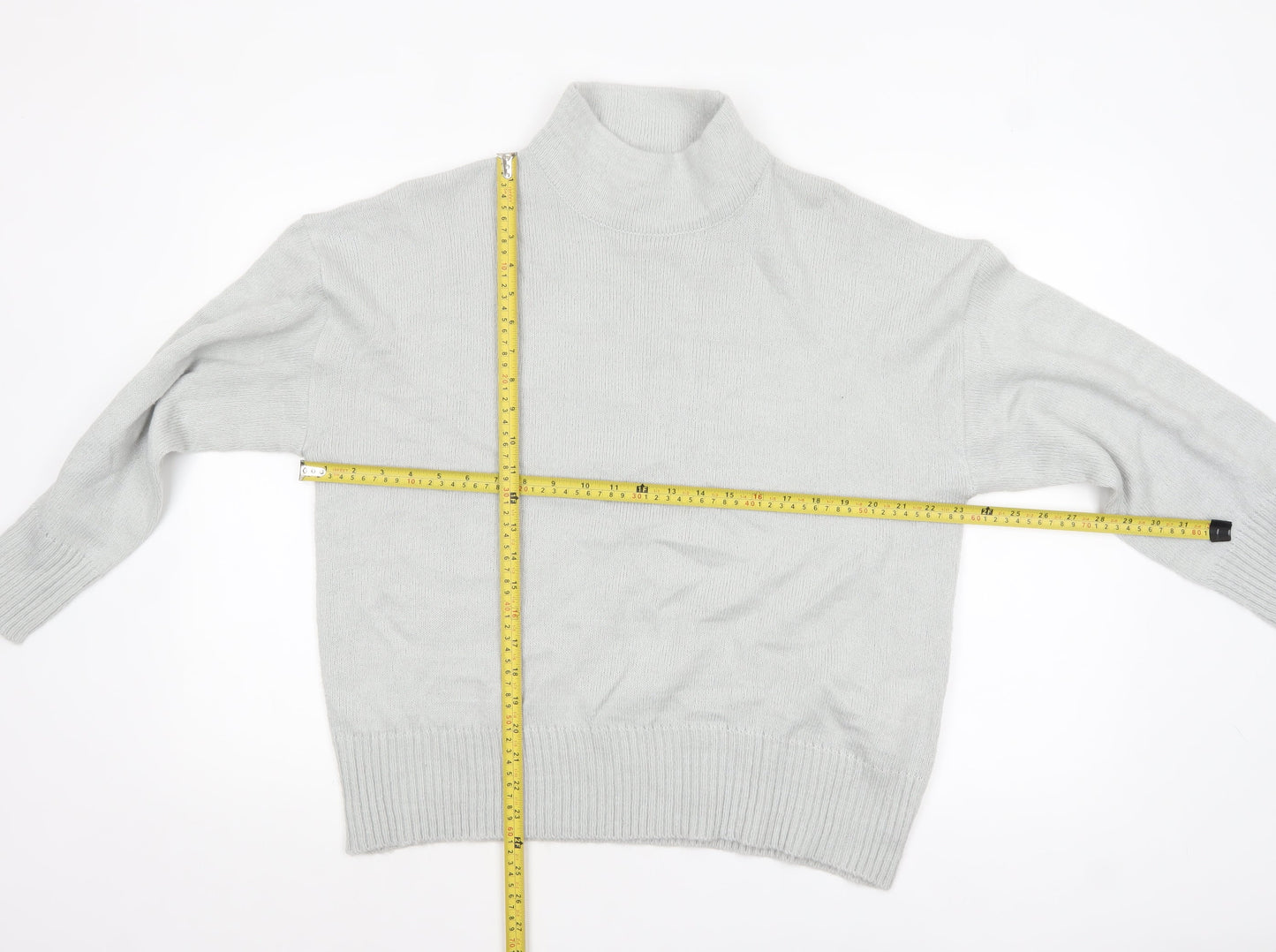 Womens UK Size 6 Missguided Grey Pullover Jumper