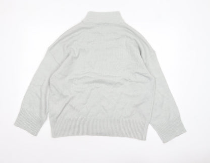 Womens UK Size 6 Missguided Grey Pullover Jumper