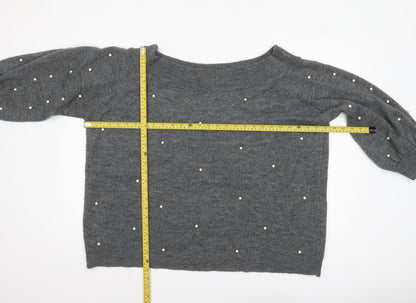 Womens UK Size 22 NEXT Grey Pullover Jumper