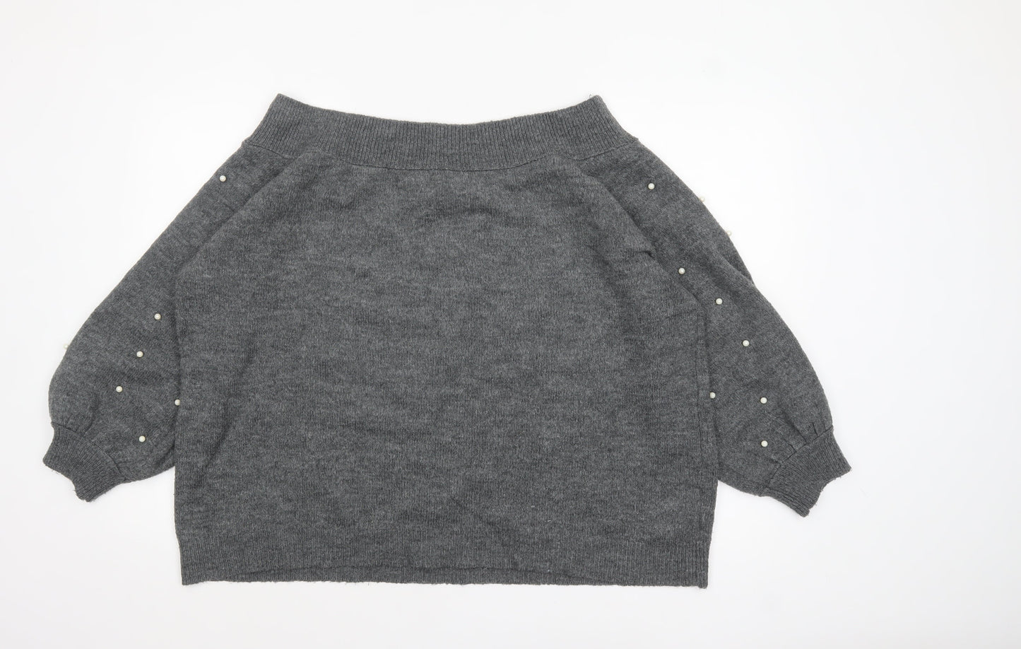 Womens UK Size 22 NEXT Grey Pullover Jumper