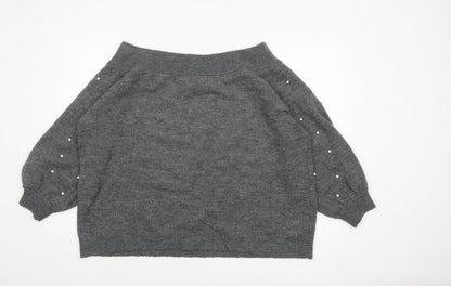 Womens UK Size 22 NEXT Grey Pullover Jumper
