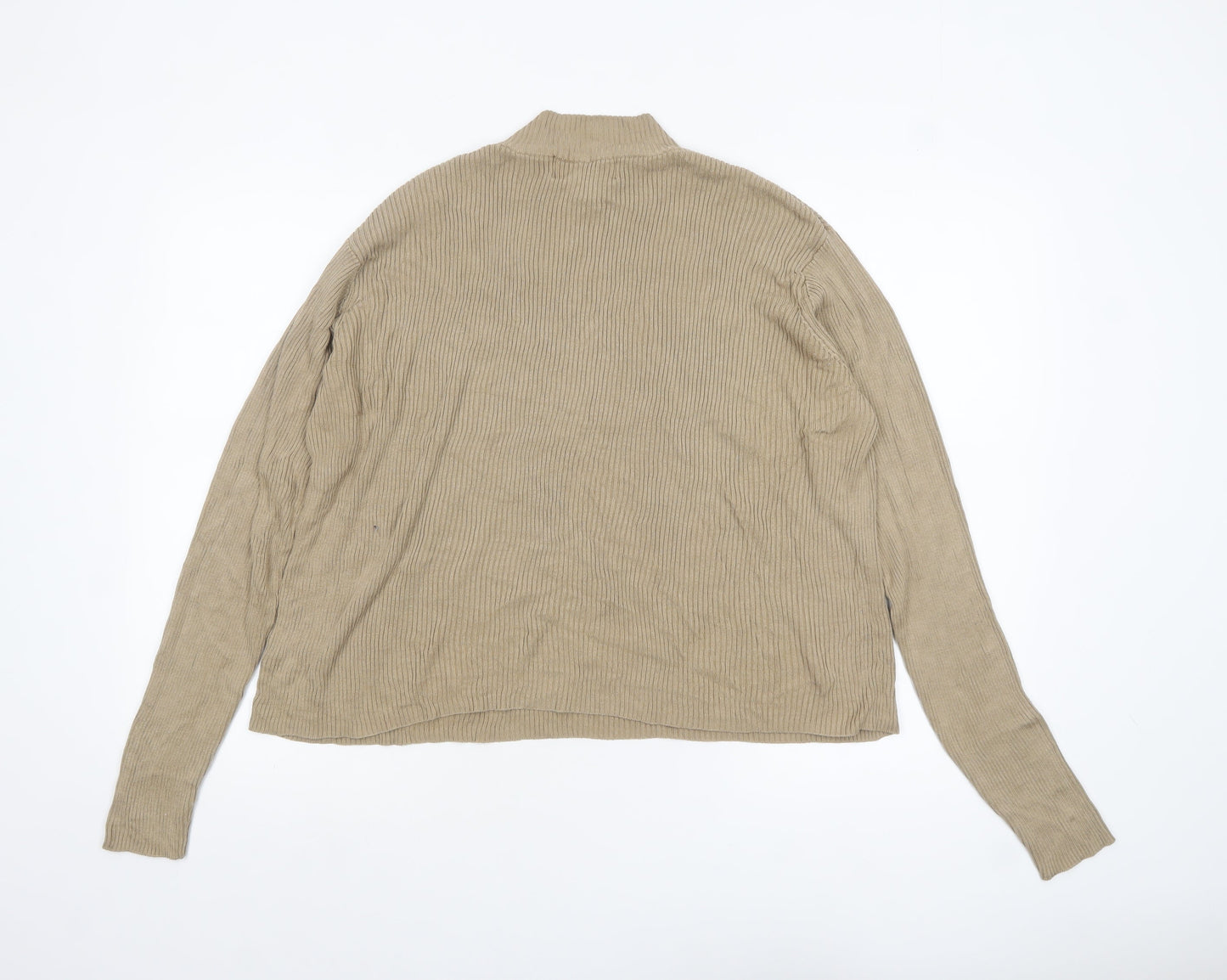 Womens UK Size XL Orvis Beige Pullover Jumper