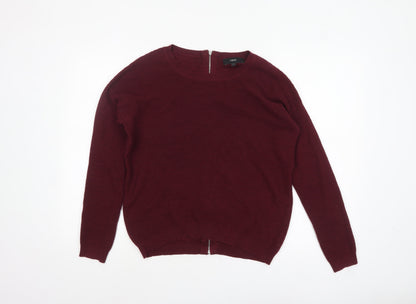 Womens UK Size 10 NEXT Red Pullover Jumper