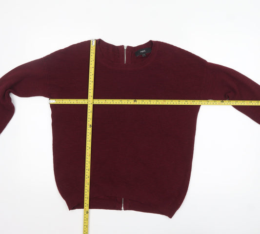 Womens UK Size 10 NEXT Red Pullover Jumper