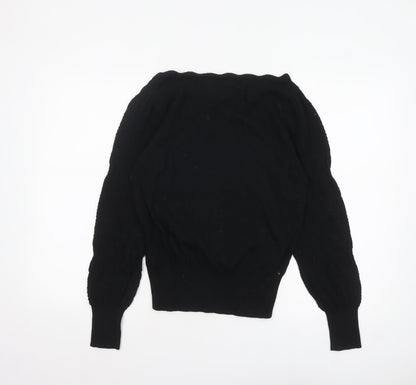 Womens UK Size 10 Love & Rose Black Pullover Jumper