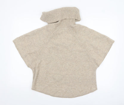 Womens UK Size M Fat Face Beige Pullover Jumper