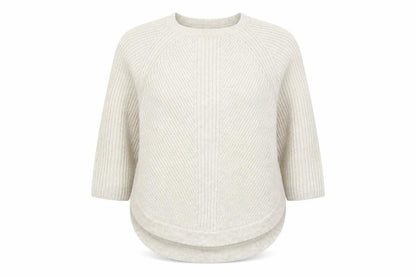 Womens UK Size XS AND/OR Beige Pullover Jumper