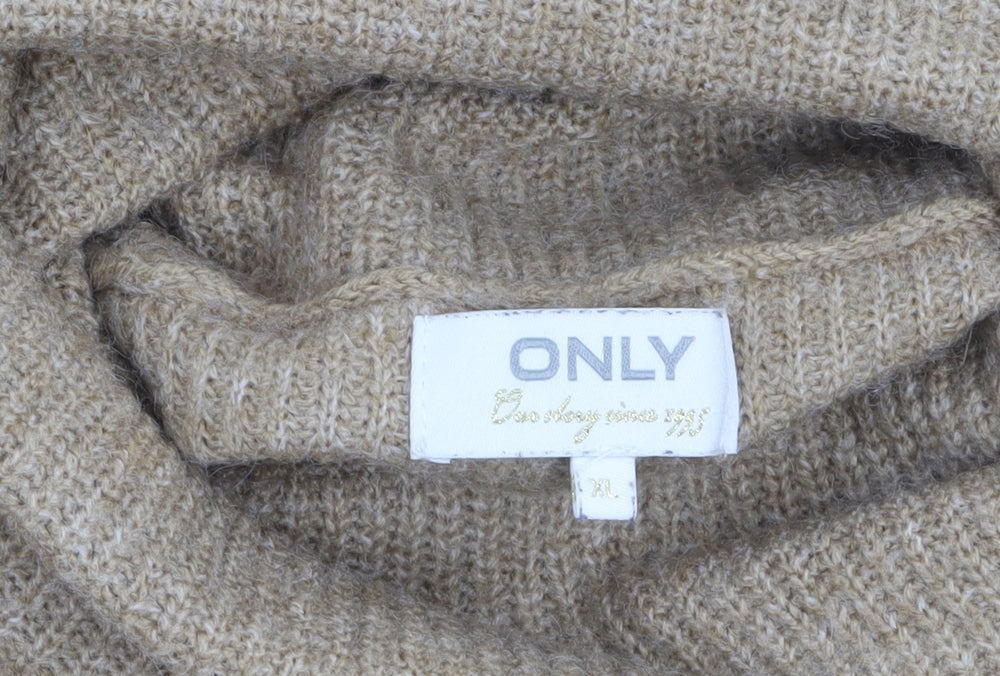 Womens UK Size XL Only Beige Pullover Jumper
