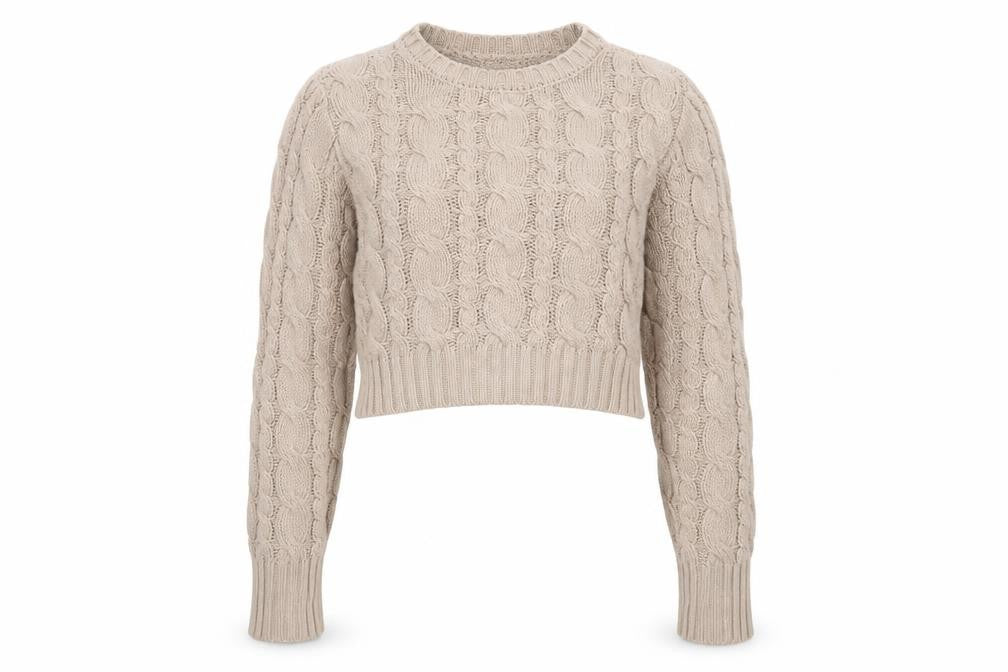 Womens UK Size L NA-KD Beige Pullover Jumper