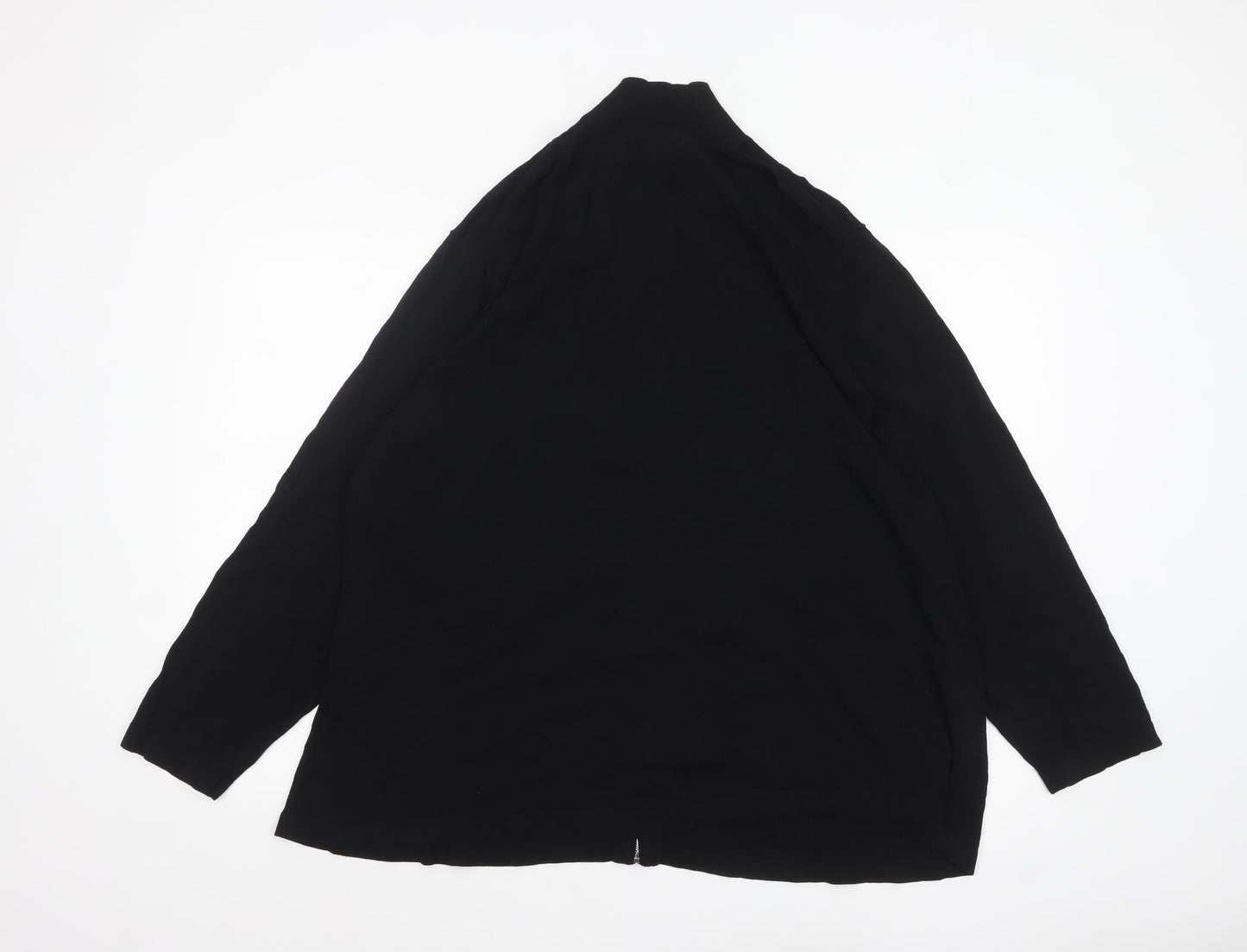 Womens UK Size 3XL Dialogue Black Cardigan Jumper