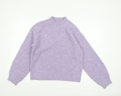 Womens UK Size XS Marks and Spencer Purple Pullover Jumper