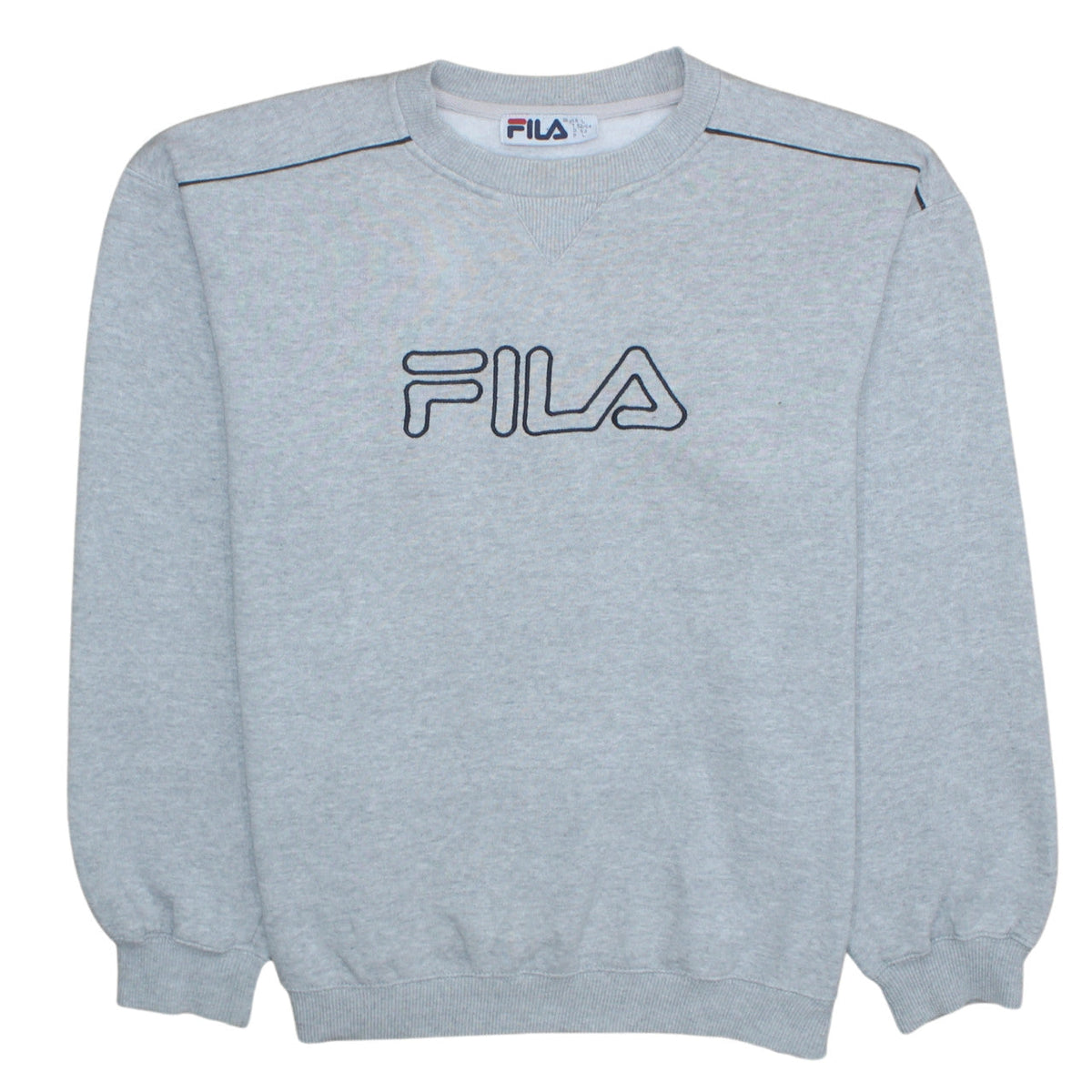 Mens UK Size L FILA Grey Pullover Sweatshirt