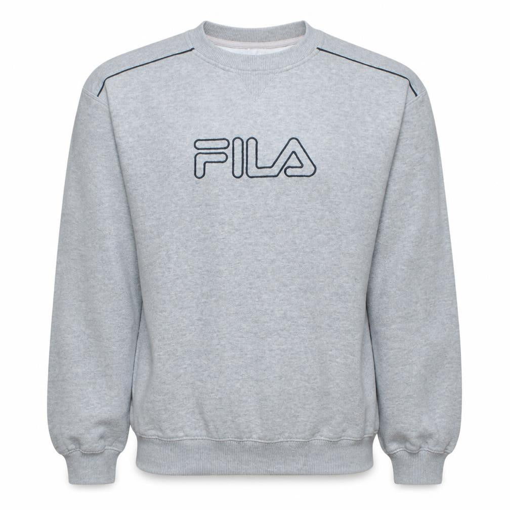 Mens UK Size L FILA Grey Pullover Sweatshirt