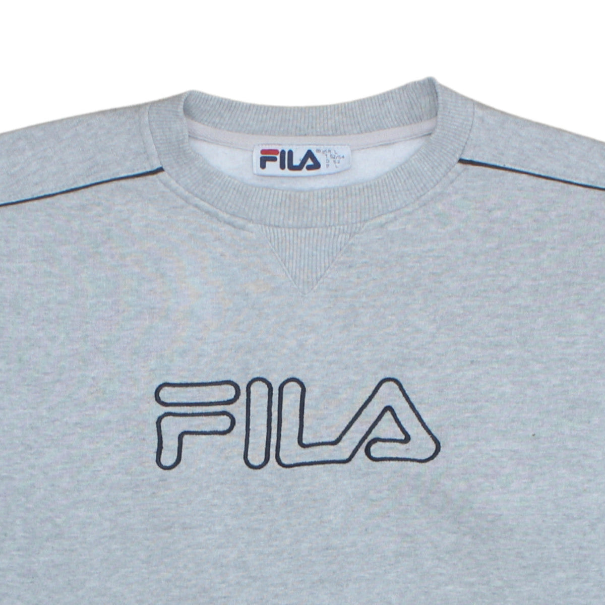 Mens UK Size L FILA Grey Pullover Sweatshirt