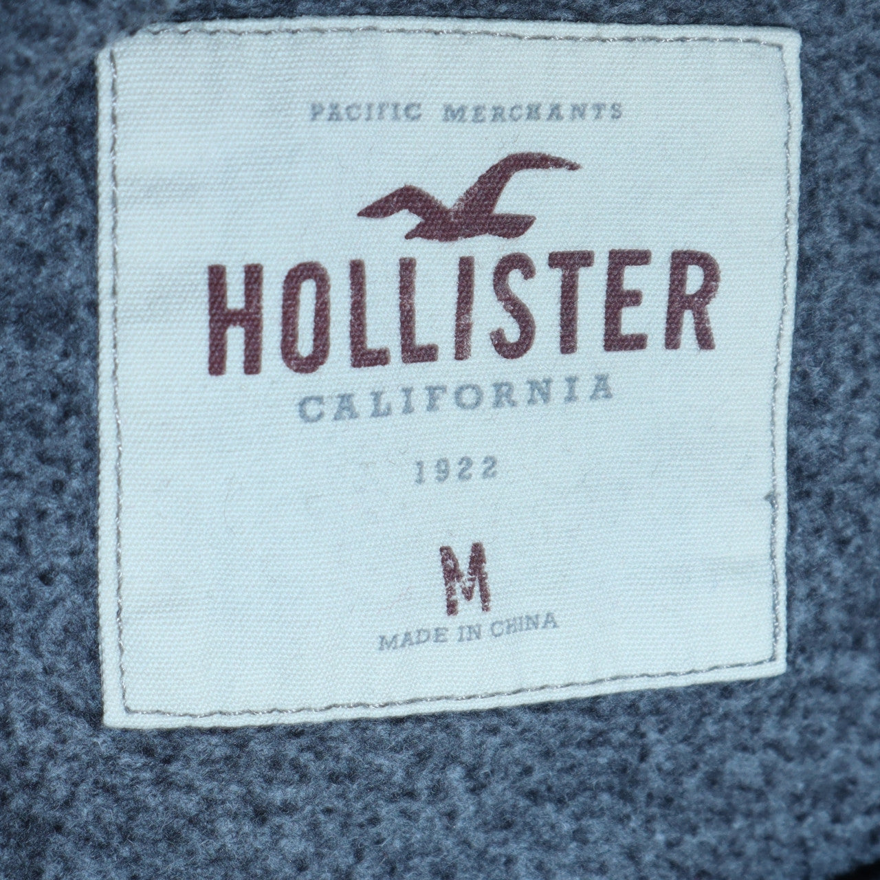 Mens UK Size M Hollister Grey Pullover Sweatshirt