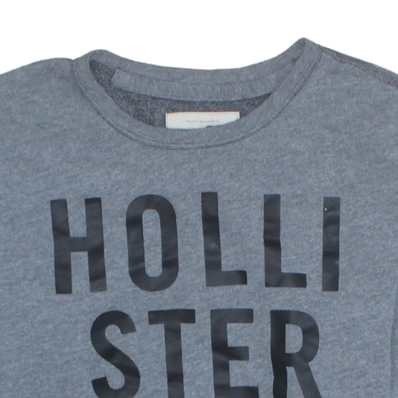 Mens UK Size M Hollister Grey Pullover Sweatshirt