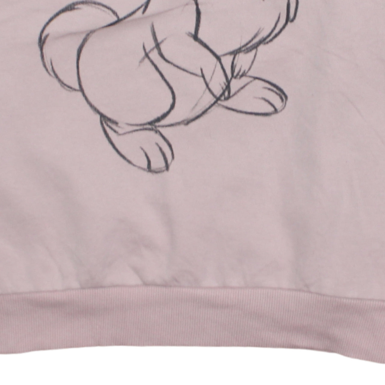Womens UK Size M Disney Pink Pullover Sweatshirt