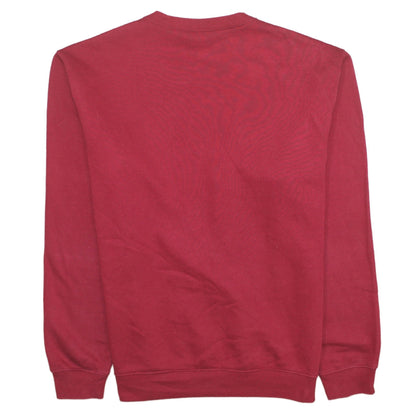 Mens UK Size L Champion Red Pullover Sweatshirt