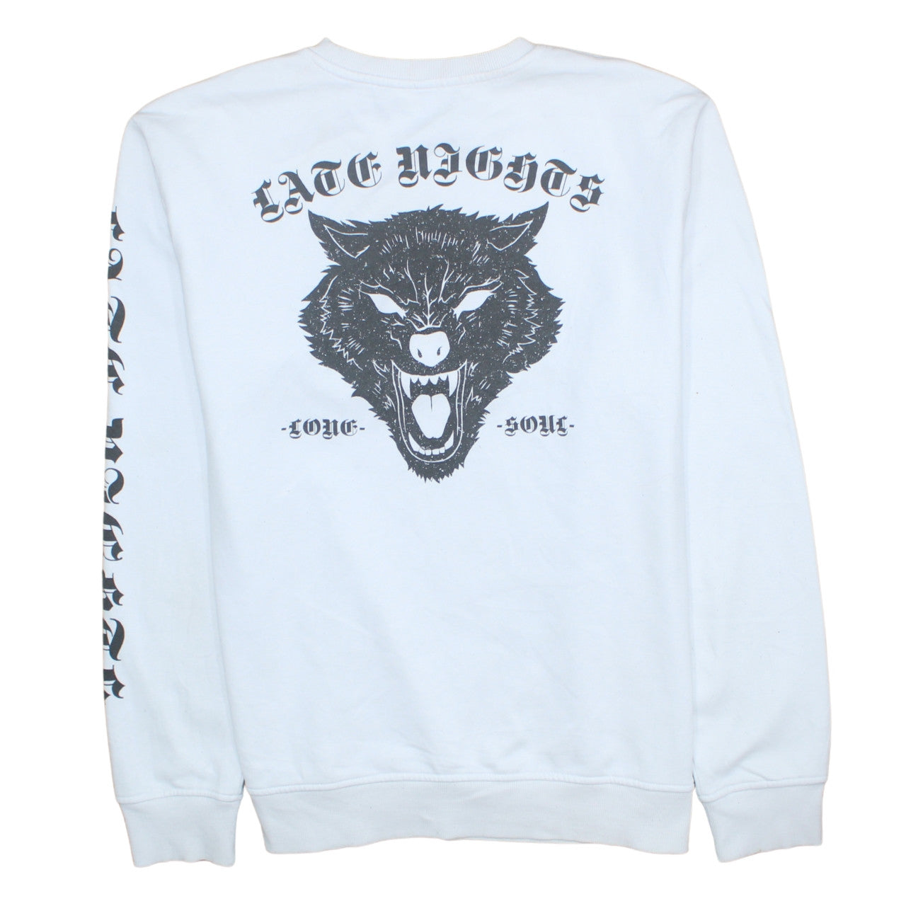 Mens UK Size XL H&M White Pullover Sweatshirt
