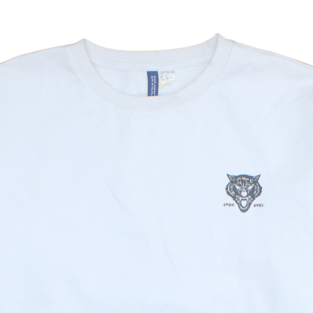 Mens UK Size XL H&M White Pullover Sweatshirt