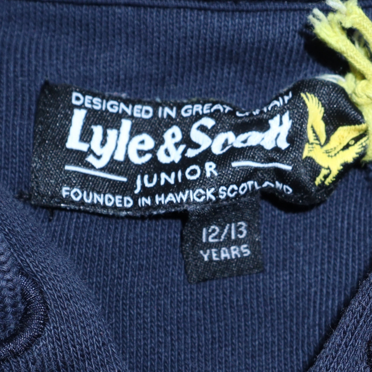 Boys UK Size 12-13 Years Lyle & Scott Blue Pullover Hoodie