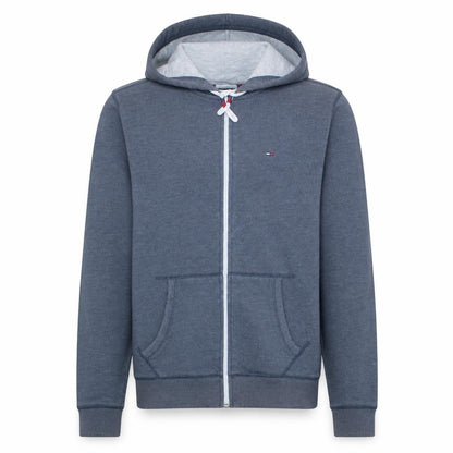 Mens UK Size M Tommy Jeans Blue Full Zip Hoodie