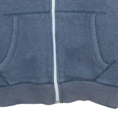 Mens UK Size M Tommy Jeans Blue Full Zip Hoodie