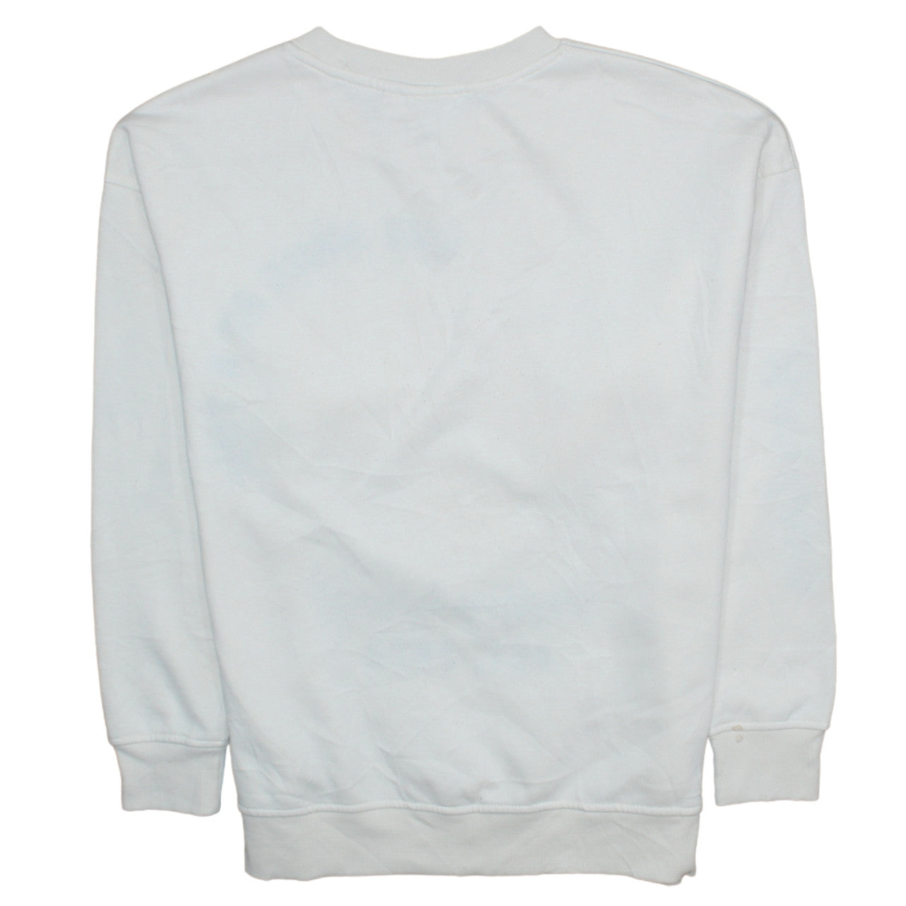 Womens UK Size XS Smiley World White Pullover Sweatshirt