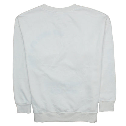 Womens UK Size XS Smiley World White Pullover Sweatshirt