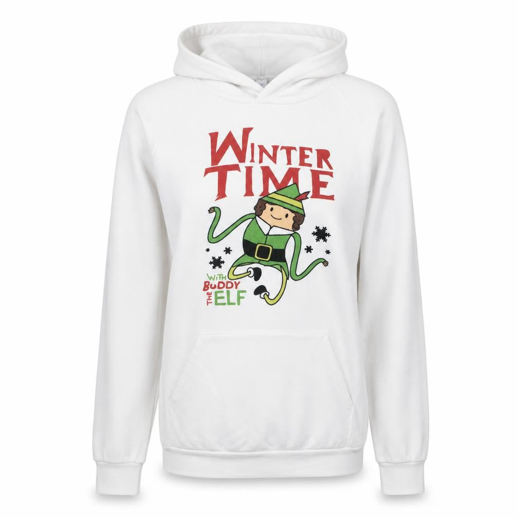 Womens UK Size M American Apparel White Pullover Hoodie