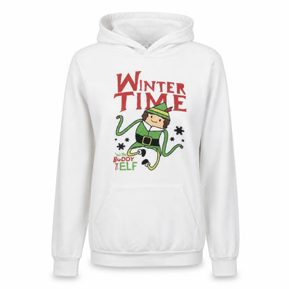 Womens UK Size M American Apparel White Pullover Hoodie