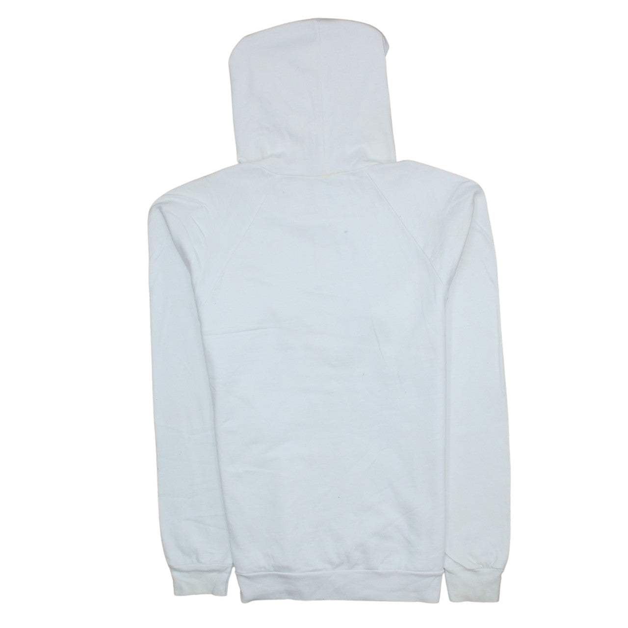 Womens UK Size M American Apparel White Pullover Hoodie
