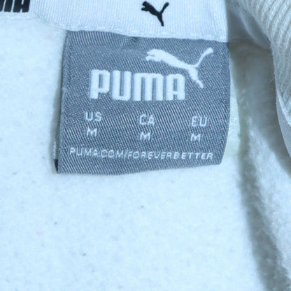 Mens UK Size M PUMA White Pullover Sweatshirt