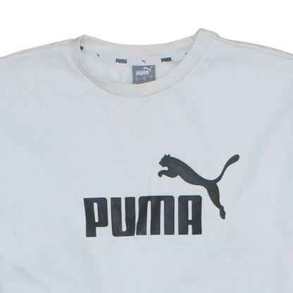 Mens UK Size M PUMA White Pullover Sweatshirt
