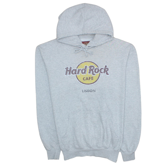 Womens UK Size XL Hard Rock Cafe Grey Pullover Hoodie